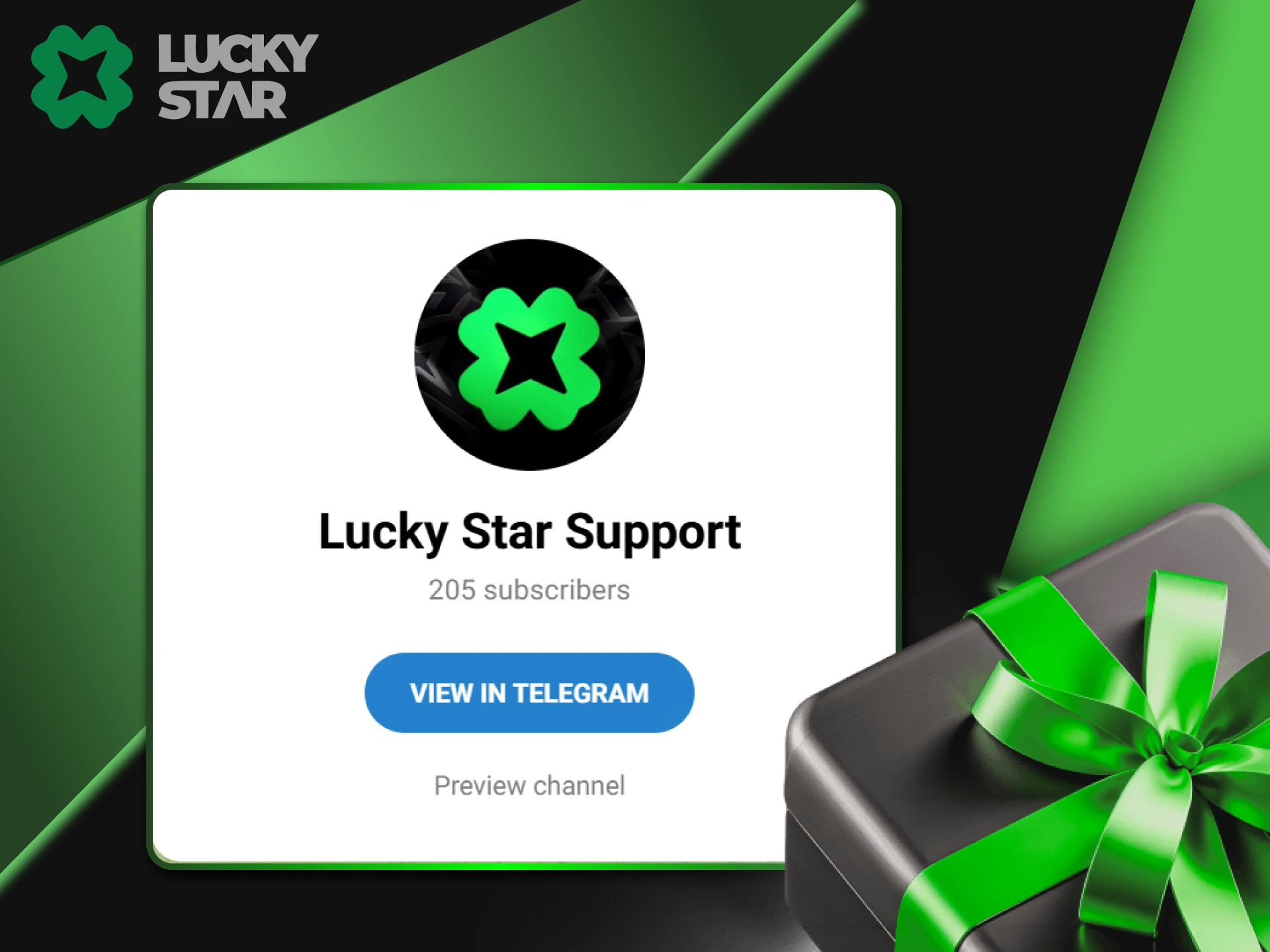 You can get an additional bonus in the LuckyStar chat.