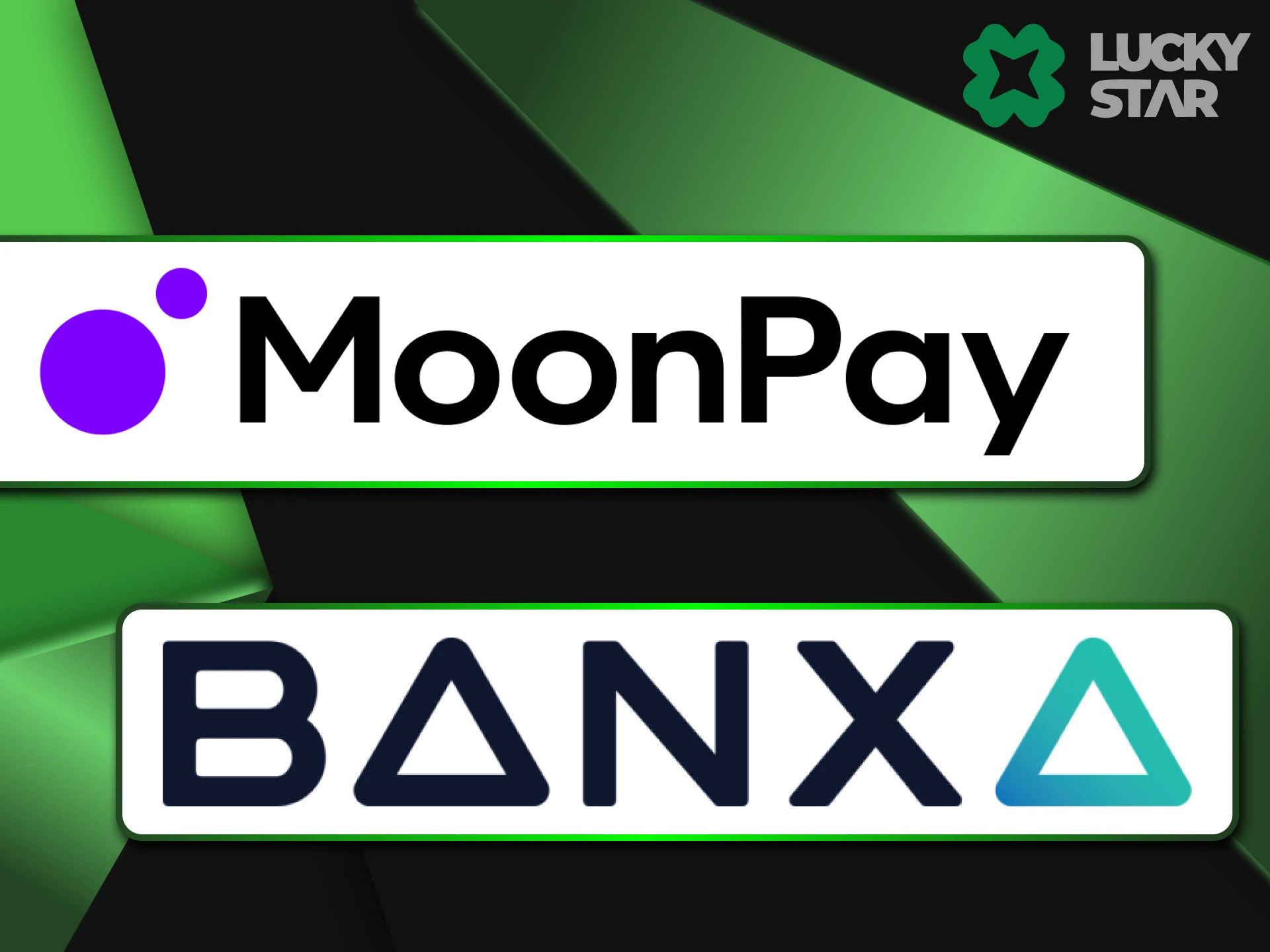 You can buy cryptocurrency with a bank card on the LuckyStar website.