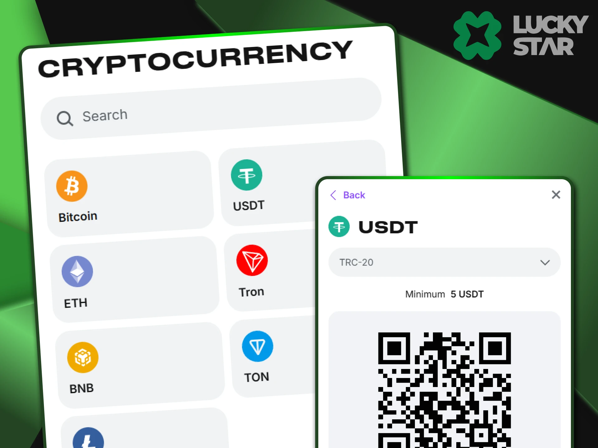 To play Limbo, you can top up your deposit with cryptocurrency on LuckyStar.