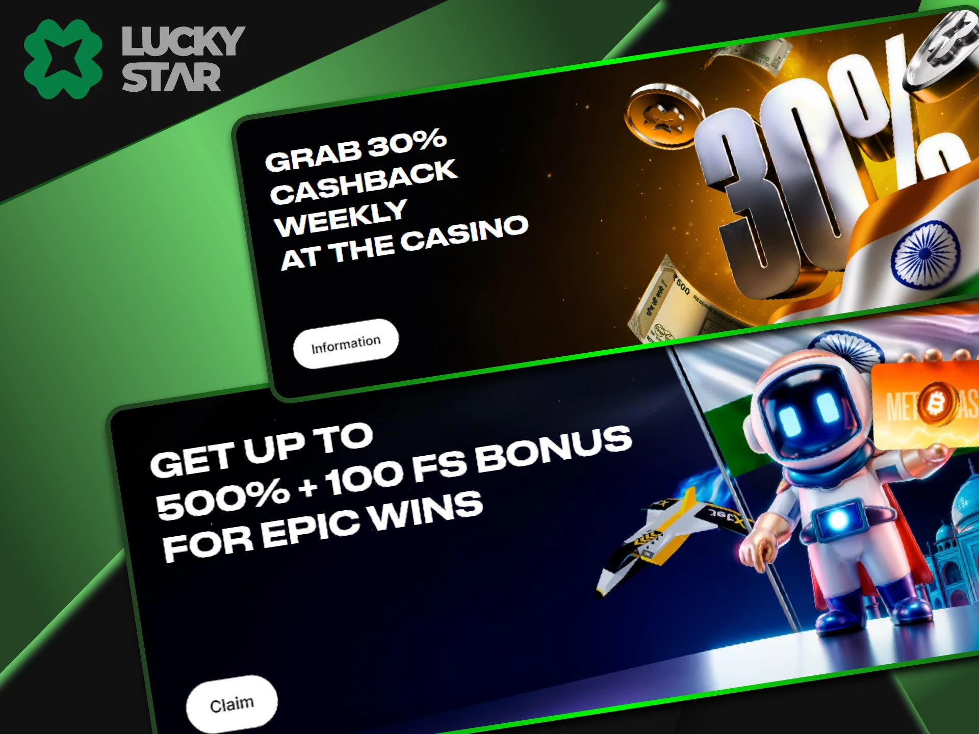 LuckyStar is giving bonuses to Plinko fans.